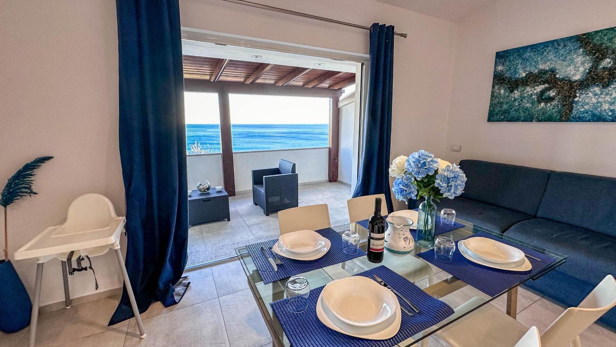 칼라고노네 Mama House Con Vista Mare 아파트 외부 사진