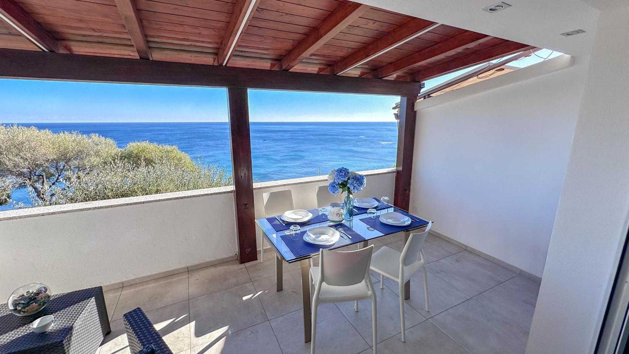 칼라고노네 Mama House Con Vista Mare 아파트 외부 사진