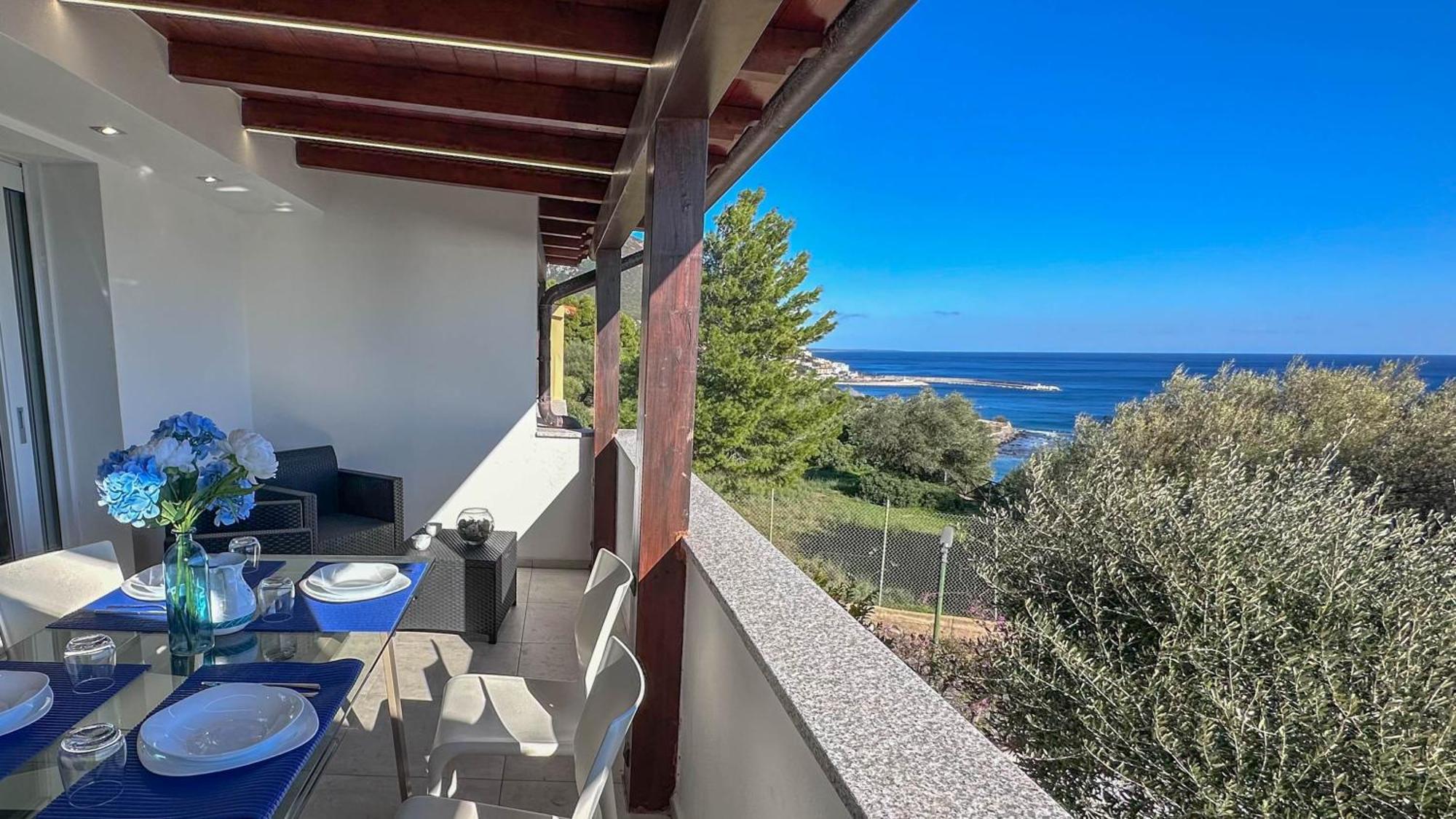 칼라고노네 Mama House Con Vista Mare 아파트 외부 사진